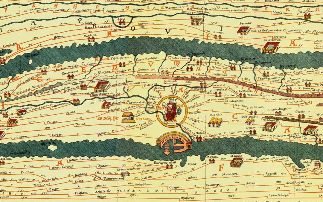 Il Google Maps degli antichi romani: la Tabula peutingeriana