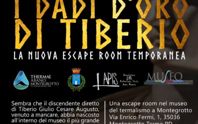 I DADI D’ORO DI TIBERIO – la nuova escape room temporanea