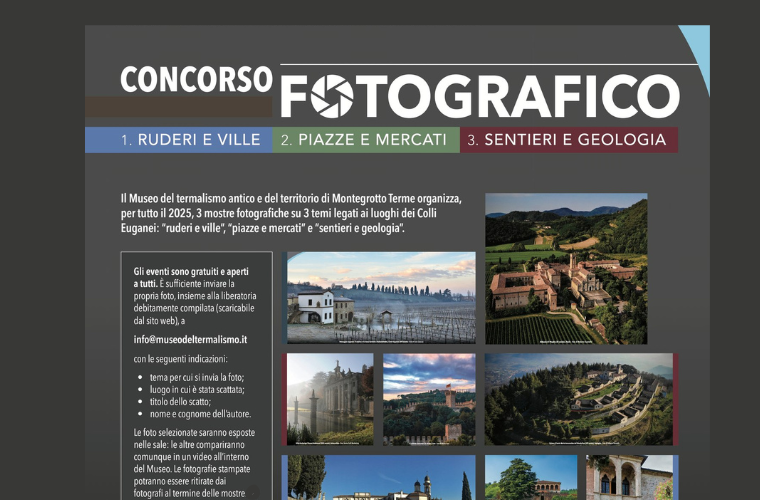 Al Museo del termalismo un concorso fotografico dedicato ai Colli Euganei